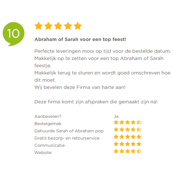 Sarah Abraham Express 10 sterren review 3 Sarah Abraham Express 10 sterren review 3