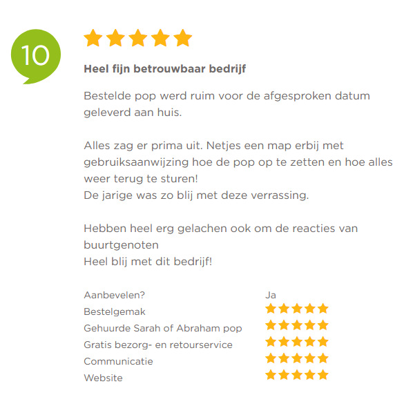 Sarah Abraham Express 10 sterren review 5 Sarah Abraham Express 10 sterren review 5