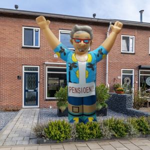 Abraham opblaaspop vakantieman 3.5 meter