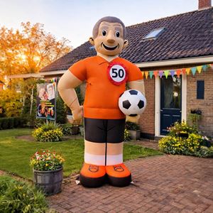 Abraham opblaaspop voetbal 3.5 meter