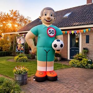 Sarah Abraham Express - voetballer huren opblaasbare Abraham