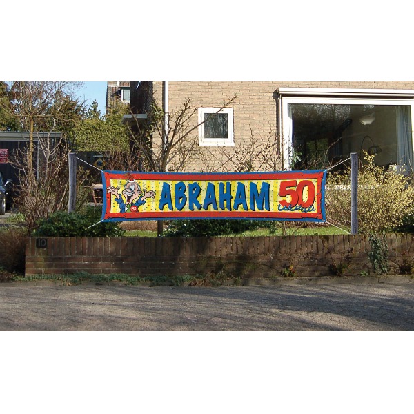 maat eten Sportman Abraham 50 jaar versiering pakket XL