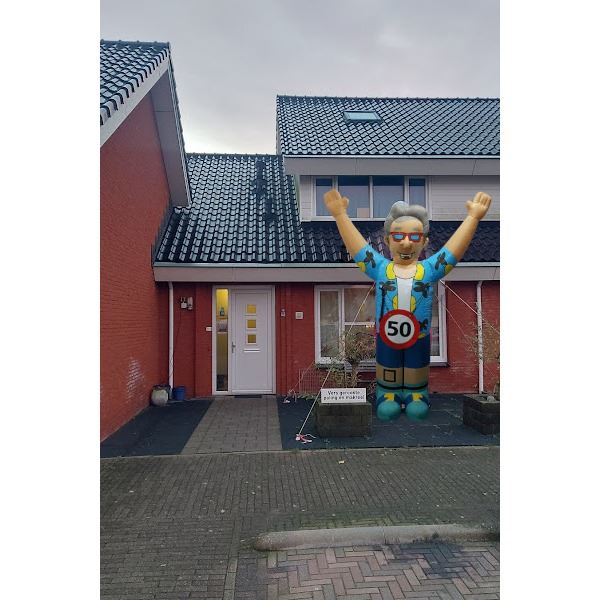Abraham opblaaspop vakantieman 3.5 meter