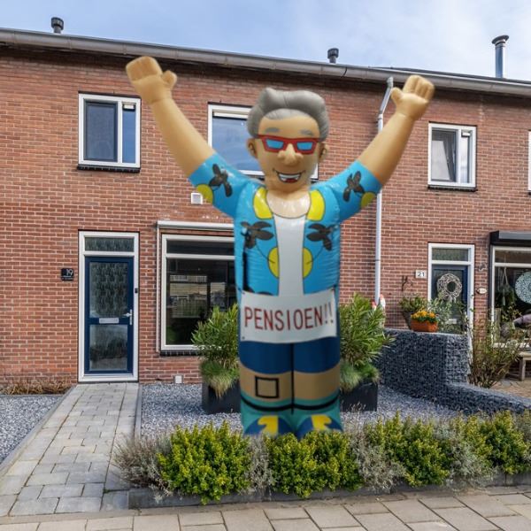Abraham opblaaspop vakantieman 3.5 meter